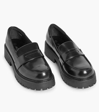 Monki + Faux Leather Loafer
