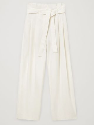 COS + High-Waisted Paperbag Pants