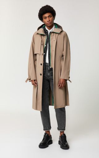 Mackage + Jannik 2-in-1 Trench Coat With Removable Hooded Bib