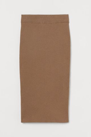 H&M + Rib-Knit Skirt