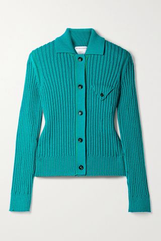 Bottega Veneta + Ribbed Wool Cardigan