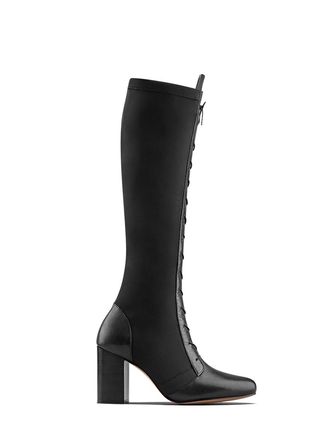DuoBoots + Brigette Tall Black Leather Boots