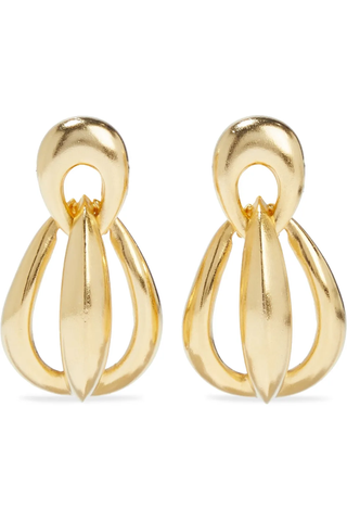 Ben-amun + 24-Karat Gold-Plated Clip Earrings