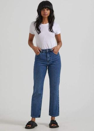 Afends. + Hemp Denim Straight Leg Jean