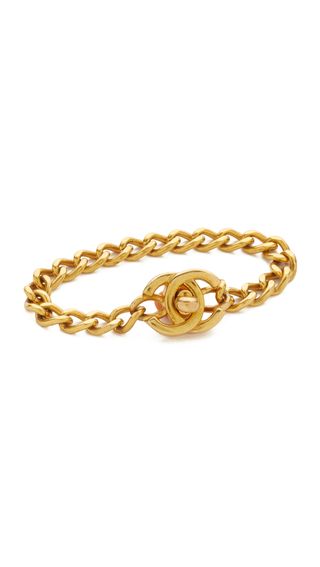 What Goes Around Comes Around + Chanel Small Turn Lock Bracelet