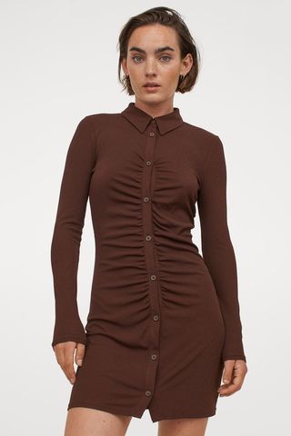 H&M + Jersey Shirt Dress