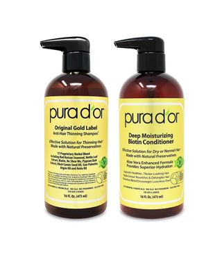 Pura d'Or + Original Gold Label Anti-Thinning Shampoo & Conditioner Set