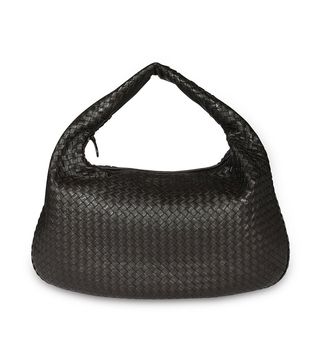 Bottega Veneta + Ebano Intrecciato Leather Large Veneta Bag