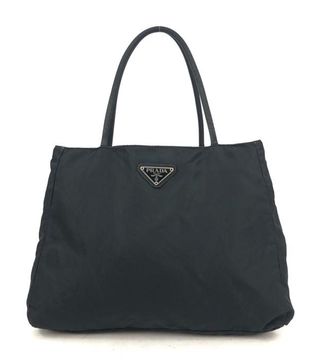 Prada + Tessuto Black Nylon Tote