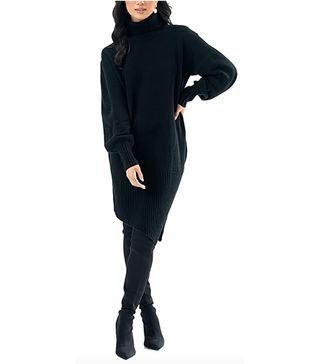 Pantora + Sabrina Asymmetrical Sweater Dress