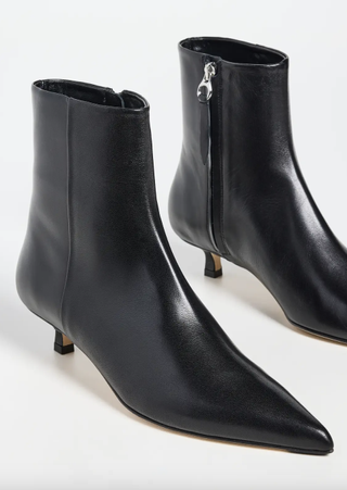Aeyde + Sofie Nappa Leather Black Boots