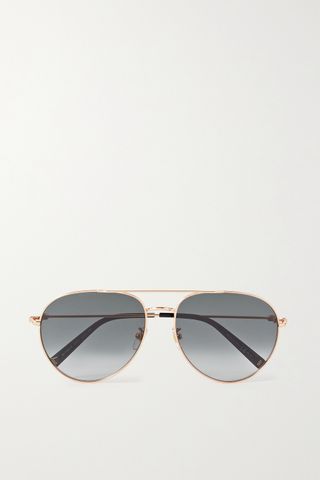 Givenchy + Aviator-Style Gold-Tone Sunglasses