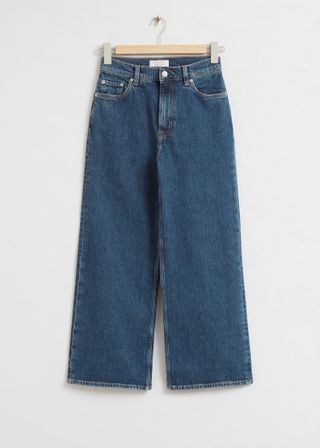 & Other Stories + Wide Cut Cropped Jeans