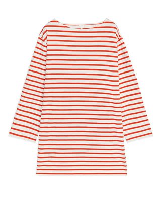 Arket + Striped Jersey Dress