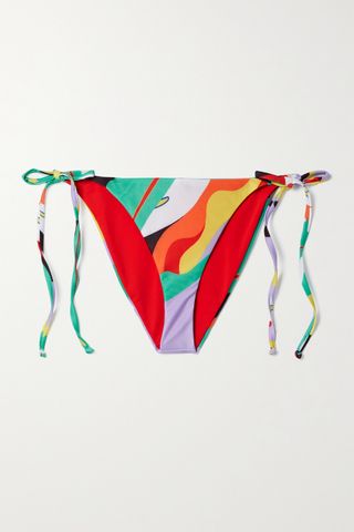 Mara Hoffman + +Net Sustain Lei Printed Recycled Bikini Briefs
