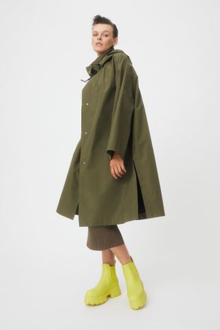 H&M + Hooded Rain Coat