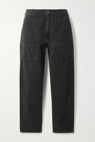 Citizens of Humanity + Chelsea Cotton-Twill Straight-Leg Pants