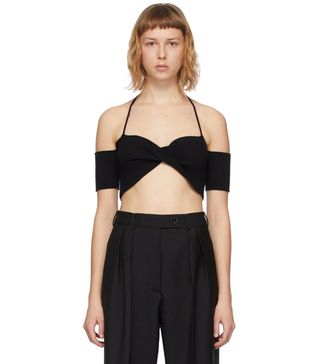 Jacquemus + Black Le Haut Soleil Tank Top