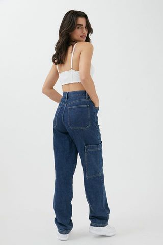 BDG + Kate High-Waisted Baggy Cargo Jeans