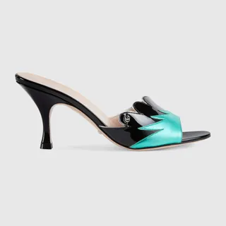 Gucci + Scalloped Slide Sandal