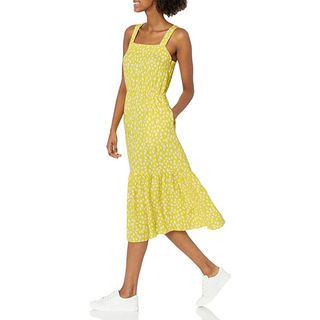 Amazon Essentials + Fluid Twill Tiered Midi Summer Dress