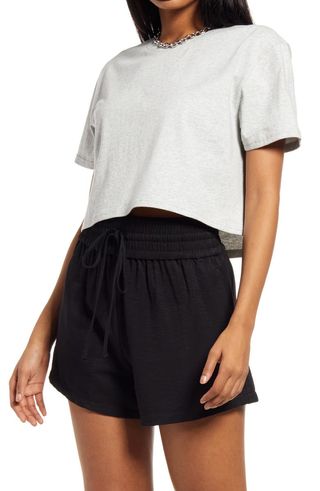 Open Edit + Boxy Crop T-Shirt