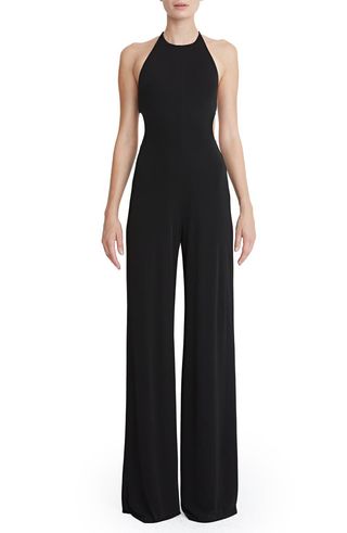 Halston + Alexis Cutout Halter Jumpsuit