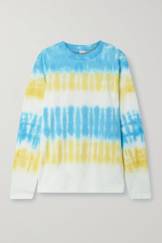 Re/Done + 50s Tie-Dyed Cotton-Jersey T-Shirt