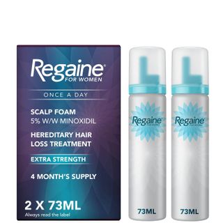 Regaine + Women's Once a Day Hair Loss and Regrowth Scalp Foam Treatment With Minoxidil