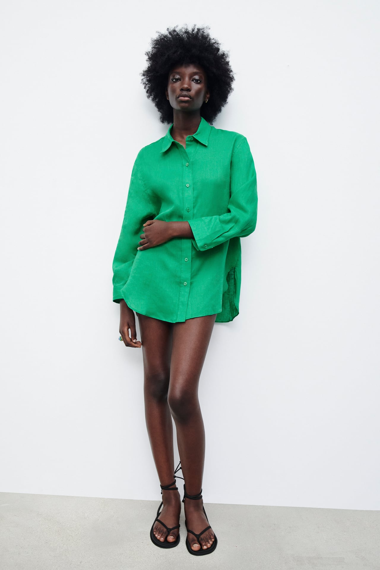 Zara + Linen Shirt