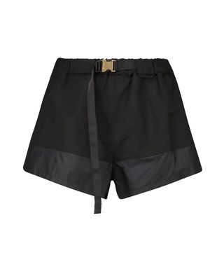 Sacai + Cotton and Nylon Shorts