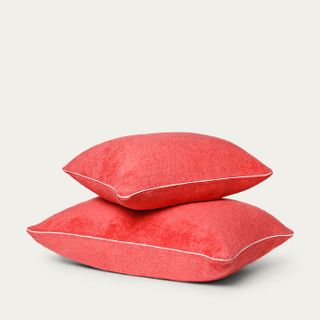 Bombinate + Coral Cushion from