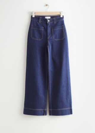 & Other Stories + Flared Patch Pocket Jeans