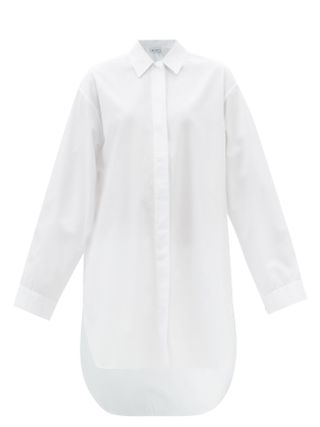 Raey + Organic-Cotton Longline Shirt