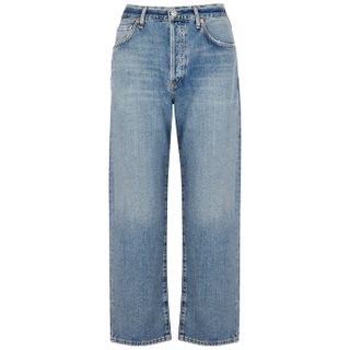 Citizens of Humanity + Emery Light Blue Straight-Leg Jeans