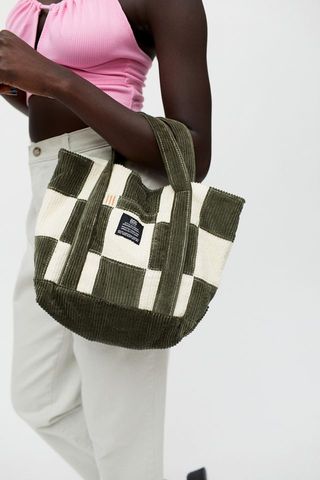 BDG + Patchwork Mini Corduroy Tote Bag