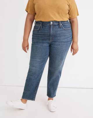 Madewell + Classic Straight Jeans in Corson Wash