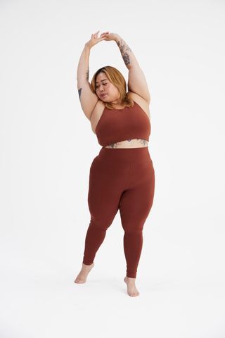Girlfriend Collective + Mahogany Float High-Rise Legging