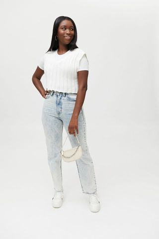 BDG + High-Waisted Cowboy Jean in Ombre Acid Wash