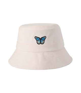 Zlyc + Embroidered Butterfly Bucket Hat