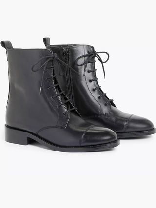 Kin + Prosper Leather Ankle Boots, Black