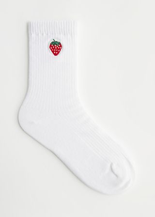 
Other Stories + Strawberry Patch Ankle Socks