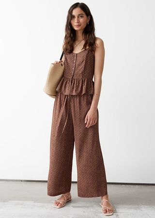 & Other Stories + Cropped Relaxed Trousers