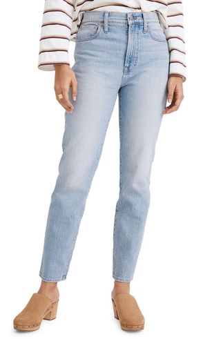 Madewell + The Perfect High Waist Tapered Jeans