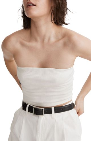 Madewell + Crop Tube Top