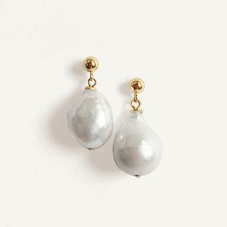 Kinn + Baroque Pearl Drop Earrings