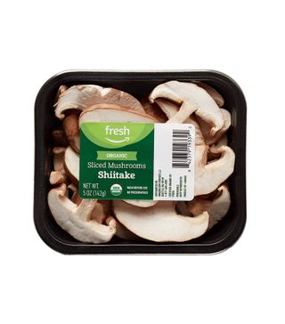 Amazon Fresh + Organic Sliced Shiitake Mushrooms