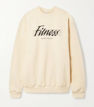 Sporty & Rich + Printed Sweatshirt