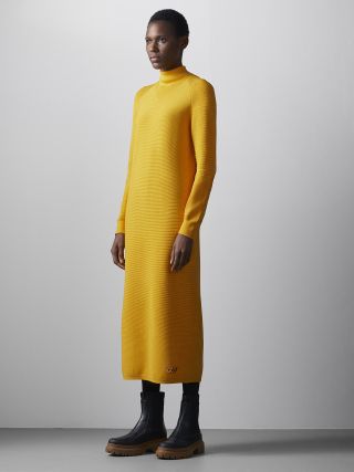 AlphaTauri + Foxee Seamless 3D Knit Mock-Neck Dress