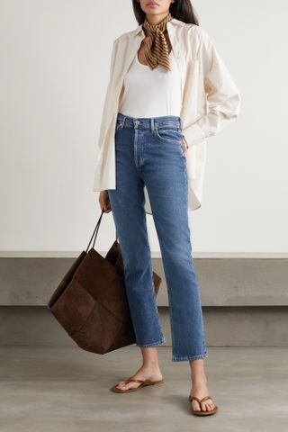 Citizens of Humanity + Charlotte High-Rise Straight-Leg Jeans